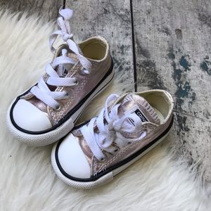 Baby converse rose gold Clearance